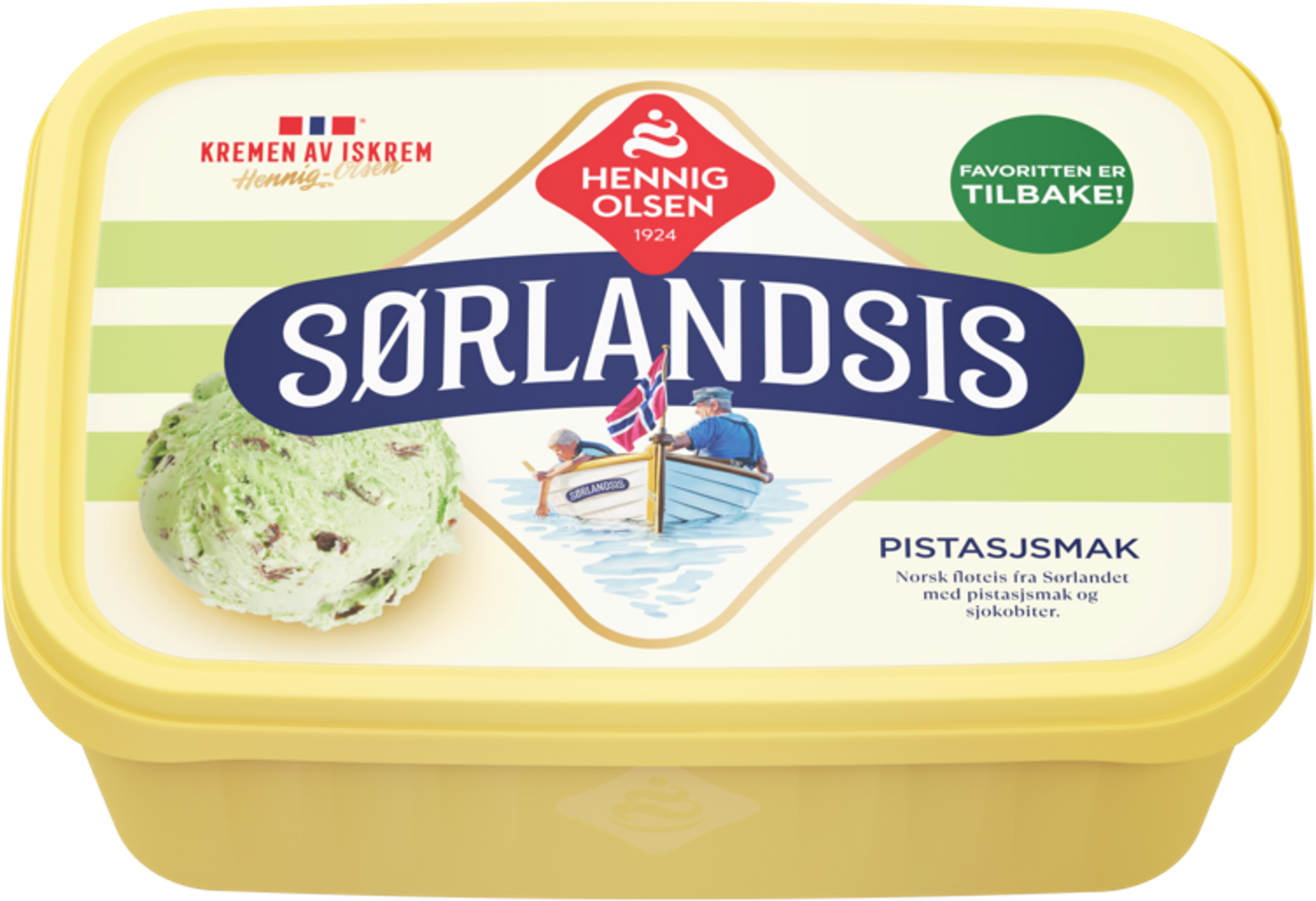 Sørlandsis Pistasjsmak