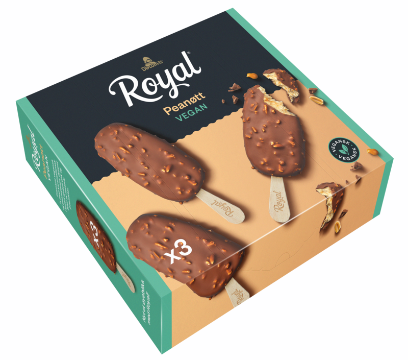 Royal Peanøtt Vegan Mini 3 stk