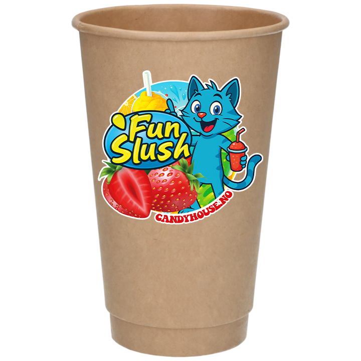 Pappkopp Double Wall 48cl Fun Slush