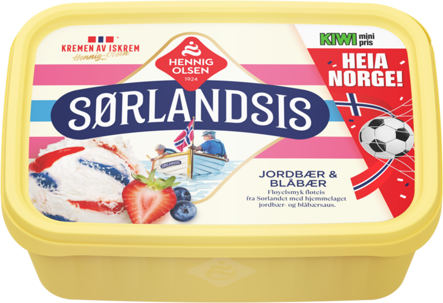 Sørlandsis Jordbær & Blåbær