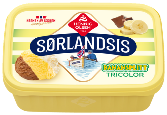 Sørlandsis Banansplitt Tricolor