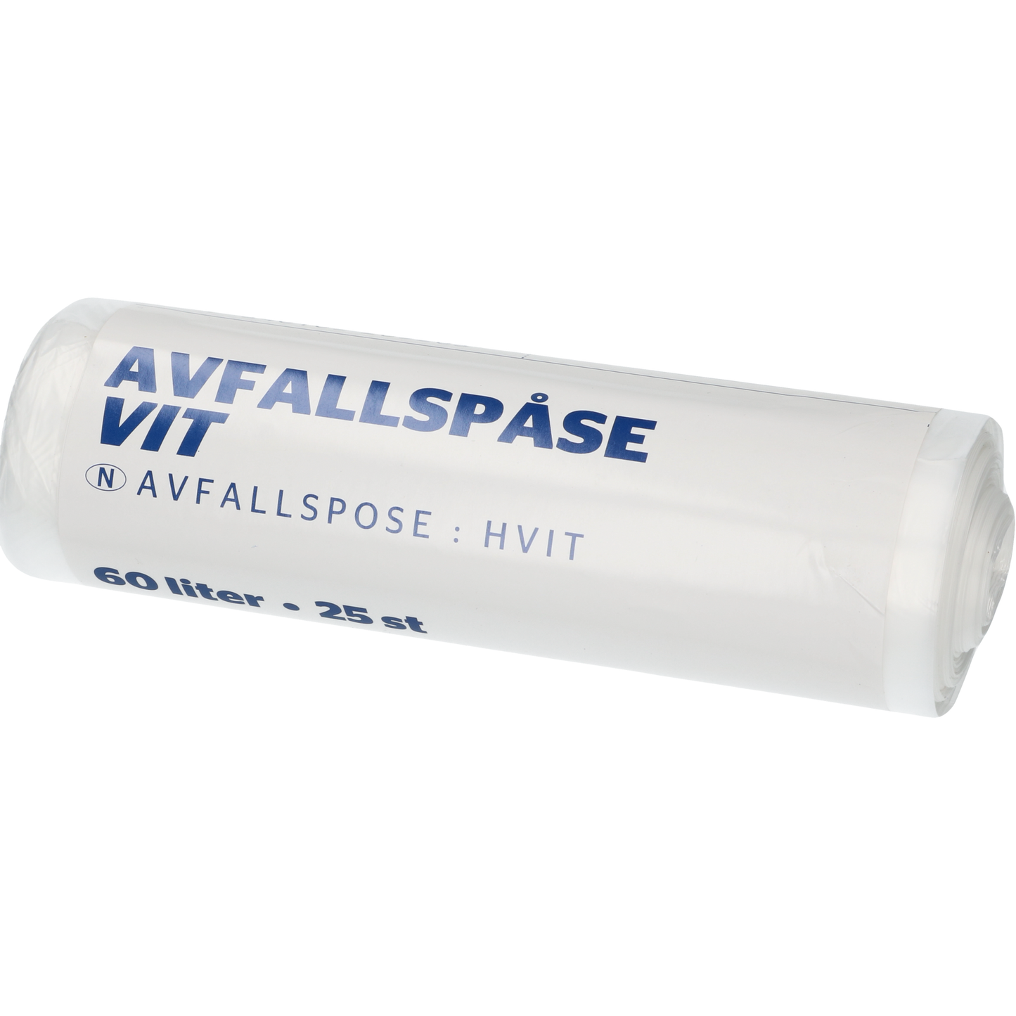 FROSTY'S AVFALLSPOSE 60L HVIT 25 pr rull   20 rl krt