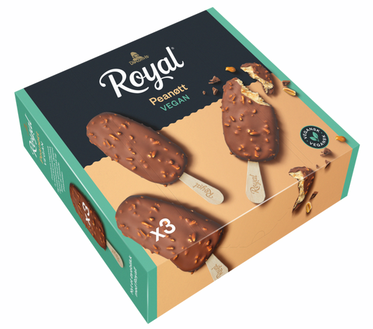 Royal Peanøtt Vegan Mini 3 stk