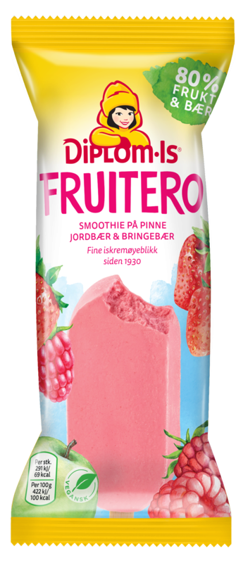 Fruitero Jordbær og Bringebær