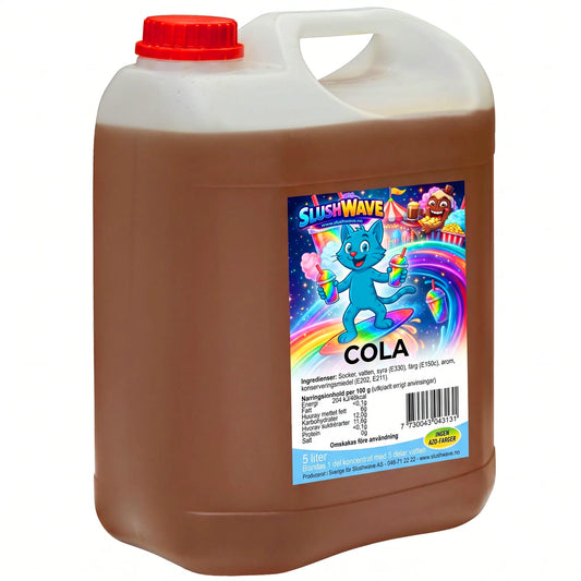 Slushwave Cola  ( OBS !! Gir 25 liter slush)